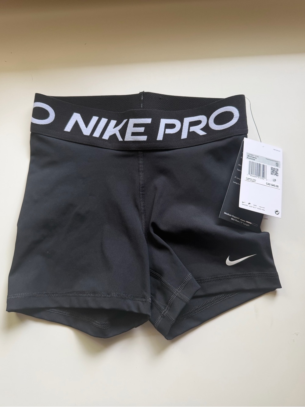 Nike Pro 3” Mid rise Shorts